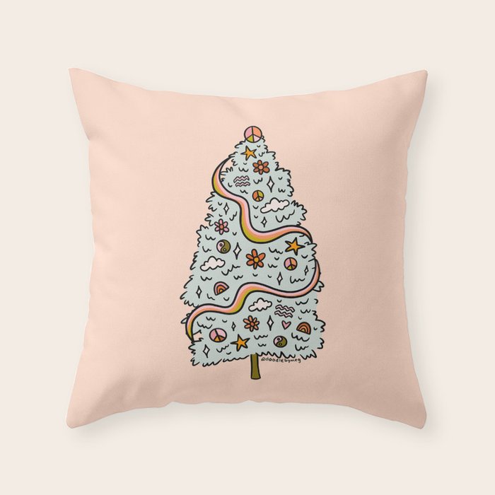 Aquarius Tree Throw Pillow Gallery Image 6