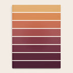 Gradient Arch III Warm Sunset Mid Century Modern Rainbow Notebook Gallery Image 4