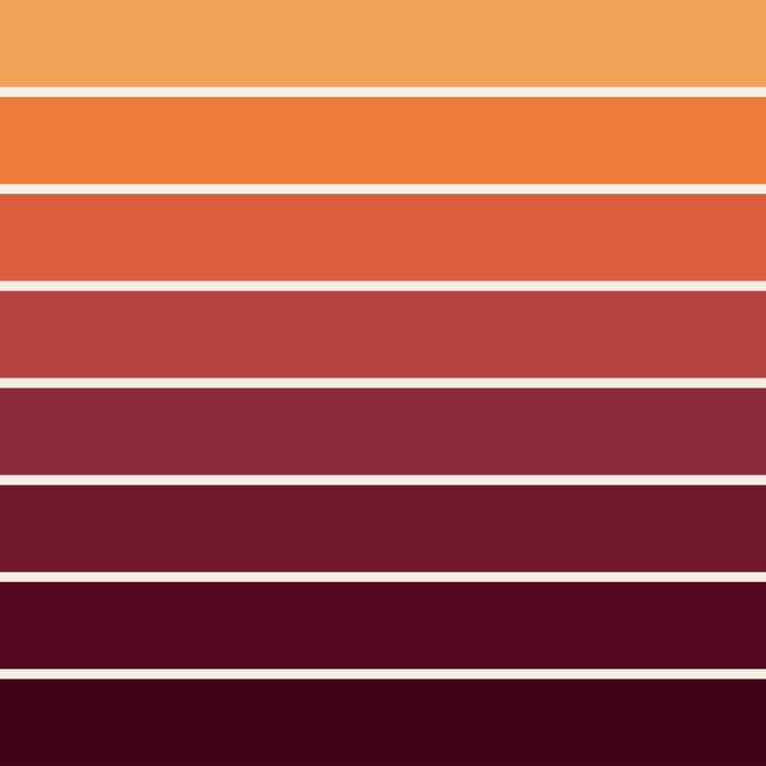 Gradient Arch III Warm Sunset Mid Century Modern Rainbow Coffee Mug Gallery Image 2