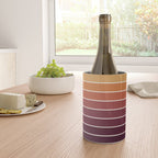 Gradient Arch III Warm Sunset Mid Century Modern Rainbow Wine Chiller Gallery Image 4