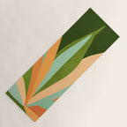 Colorful Agave Painted Cactus Illustration Yoga Mat Gallery Image 1