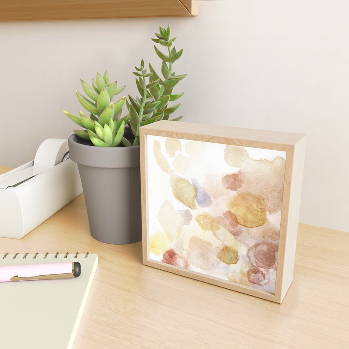 Bloom No. 5 Abstract watercolor floral Mini Art Print Gallery Image 2