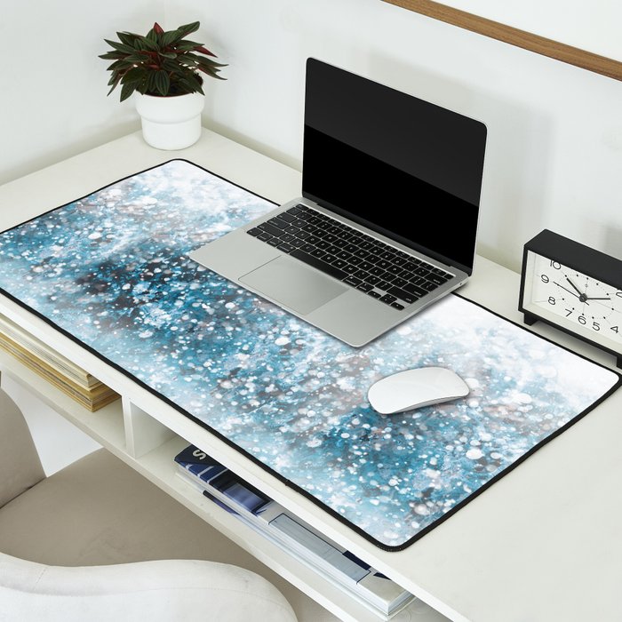 Snowflakes Desk Mat Gallery Image 2