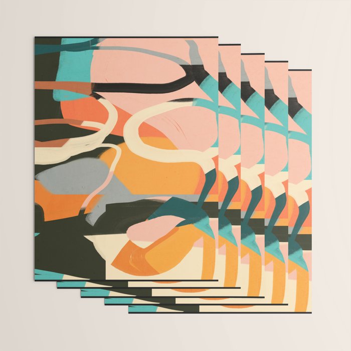 Modern Abstract Art 111 Wrapping Paper Gallery Image 3