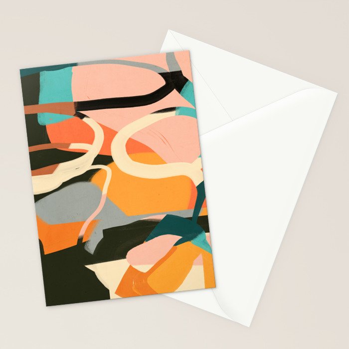 Modern Abstract Art 111 Stationery Card Gallery Image 2