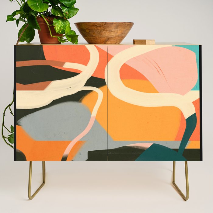 Modern Abstract Art 111 Credenza Gallery Image 1