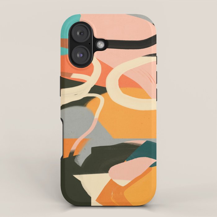 Modern Abstract Art 111 iPhone Case Gallery Image 1