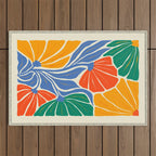 Starlight Summer: Matisse Foliage | Flower Market 002 Outdoor Rug Gallery Image 1
