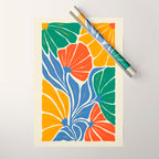 Starlight Summer: Matisse Foliage | Flower Market 002 Wrapping Paper Gallery Image 1