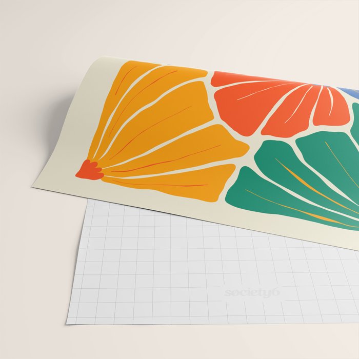 Starlight Summer: Matisse Foliage | Flower Market 002 Wrapping Paper Gallery Image 2