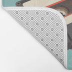 Cassette Tape Polygon Art Bath Mat Gallery Image 2