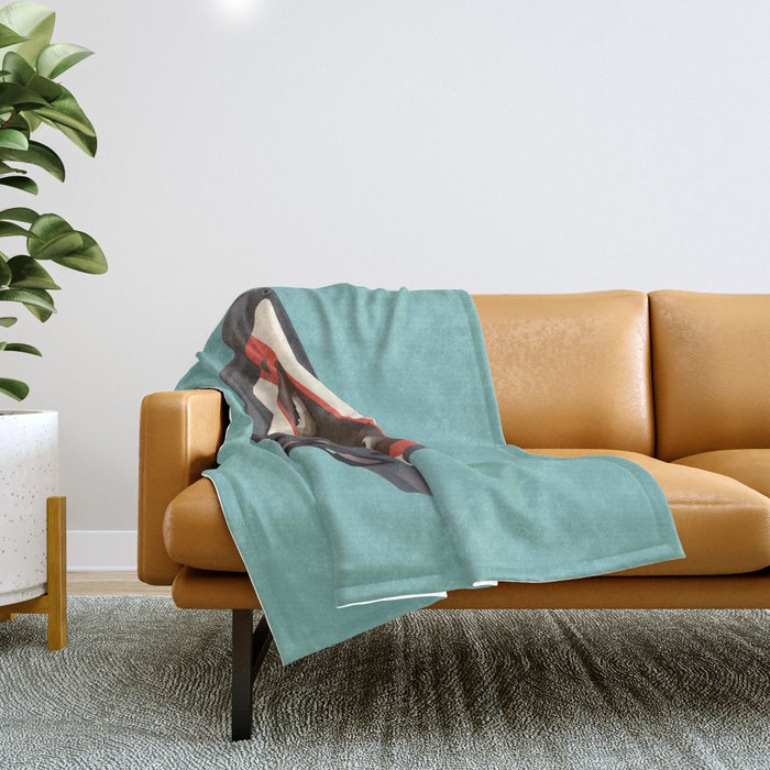 Cassette Tape Polygon Art Throw Blanket Gallery Image 1