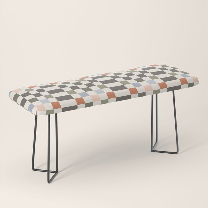 Fall Checkerboard Bench Gallery Image 1