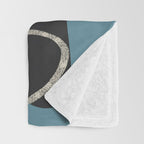 Organic Minimalist Layers 4 Throw Blanket Gallery Image 3