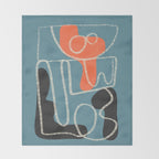 Organic Minimalist Layers 4 Throw Blanket Gallery Image 2