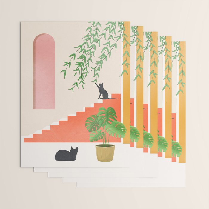 Cat Space II Wrapping Paper Gallery Image 3