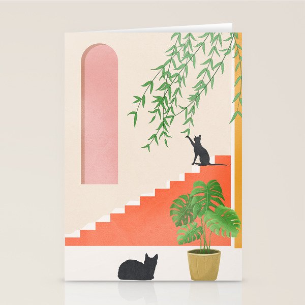 Cat Space II Stationery Card Gallery Image 1