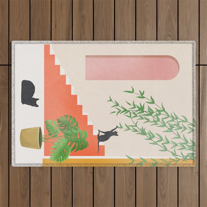 Cat Space II Outdoor Rug Gallery Image 1