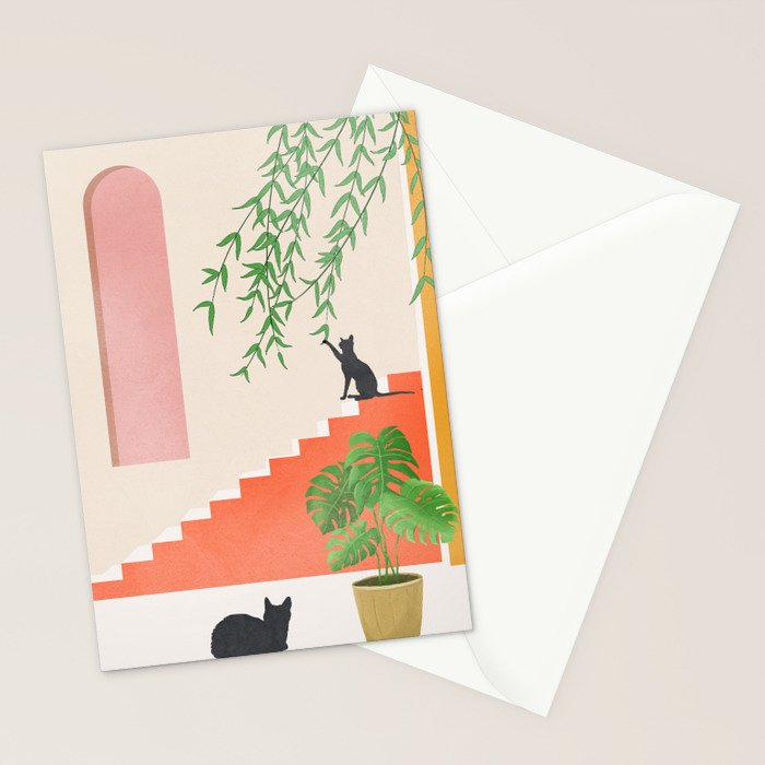 Cat Space II Stationery Card Gallery Image 2
