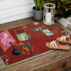 Henri Matisse The Red Studio Outdoor Rug Gallery Image 2