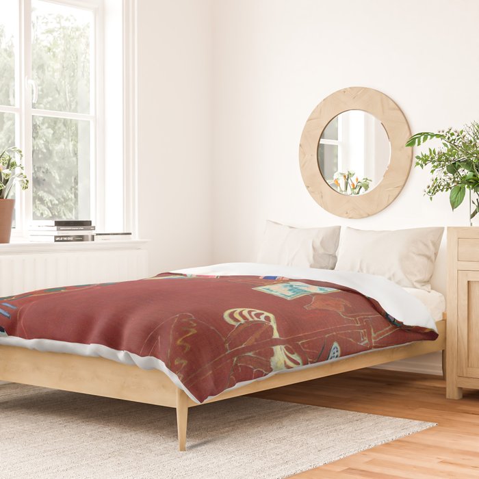 Henri Matisse The Red Studio Duvet Cover Gallery Image 2