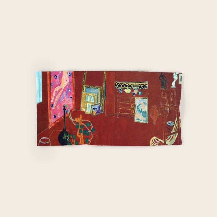 Henri Matisse The Red Studio Bath Towel Gallery Image 1