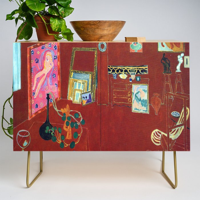 Henri Matisse The Red Studio Credenza Gallery Image 1