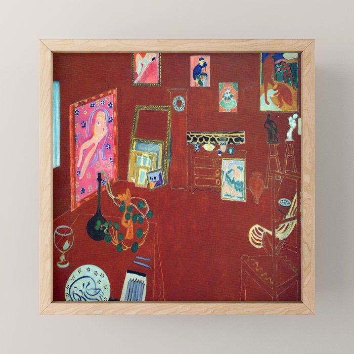 Henri Matisse The Red Studio Mini Art Print Gallery Image 1