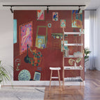 Henri Matisse The Red Studio Wall Mural Gallery Image 1