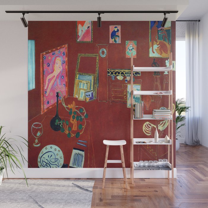 Henri Matisse The Red Studio Wall Mural Gallery Image 1