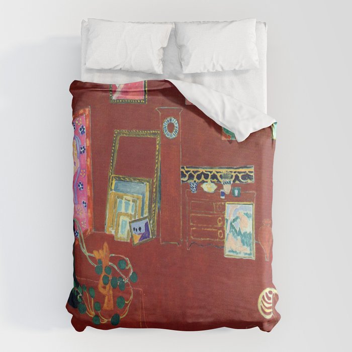 Henri Matisse The Red Studio Duvet Cover Gallery Image 6
