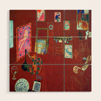 Henri Matisse The Red Studio Wood Wall Art Gallery Image 1