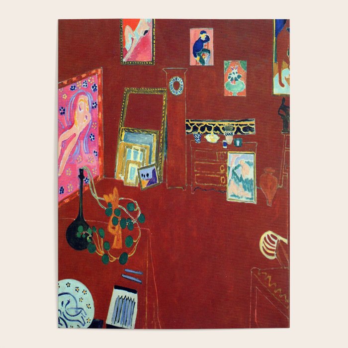 Henri Matisse The Red Studio Poster Gallery Image 1
