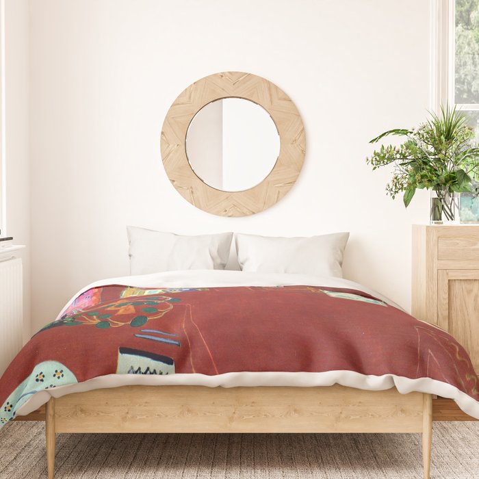 Henri Matisse The Red Studio Duvet Cover Gallery Image 3