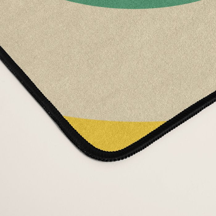 Happy Colorful Geometric Tropical Jungle Desk Mat Gallery Image 4