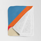 Happy Colorful Geometric Tropical Jungle Throw Blanket Gallery Image 3