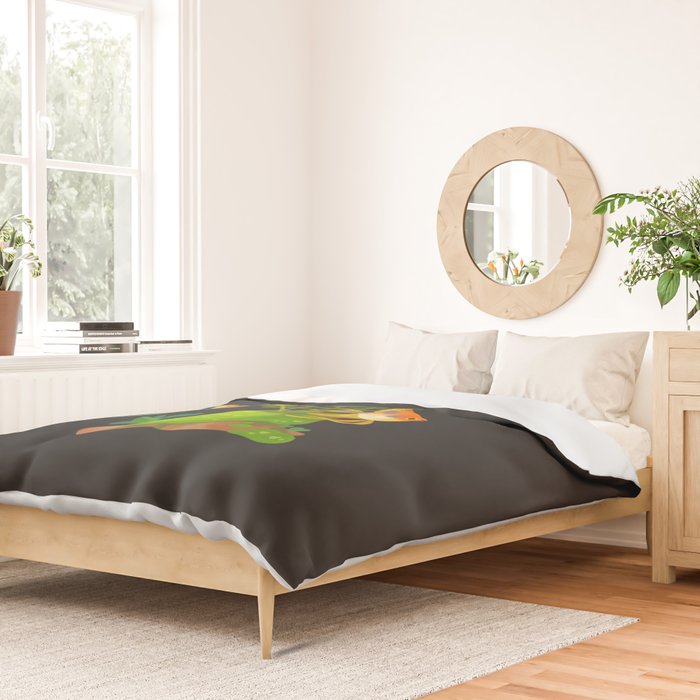 Freshwater fish and plants 1 Duvet Cover Gallery Image 2