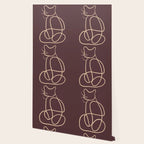 Abstract Line Art Cat 3 Wallpaper Gallery Image 2