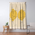 Abstract Art /Minimal Plant 3/2 Window Curtain Gallery Image 5