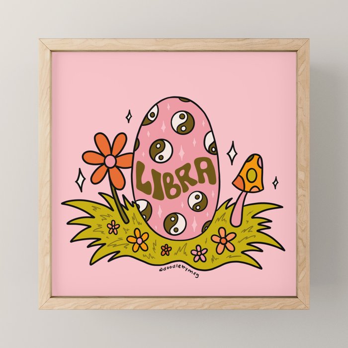 Libra Easter Egg Mini Art Print Gallery Image 1
