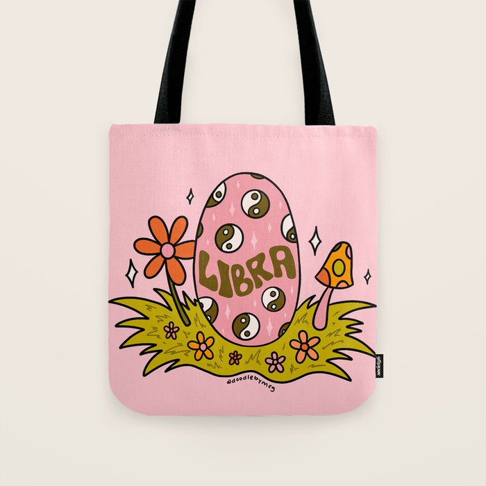 Libra Easter Egg Tote Bag Gallery Image 1