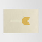 Vintage Tulip Minimalism - Yellow Rug Gallery Image 2