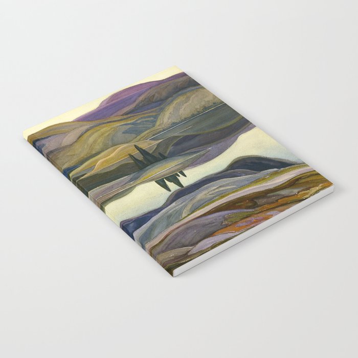 Canadian Landscape Franklin Carmichael Art Nouveau Post-Impressionism Mirror Lake Notebook Gallery Image 2