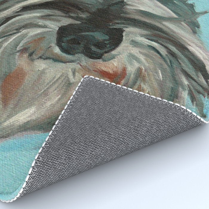 Schnauzer Dog Portrait Rug Gallery Image 4