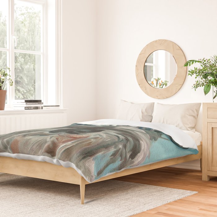 Schnauzer Dog Portrait Duvet Cover Gallery Image 2