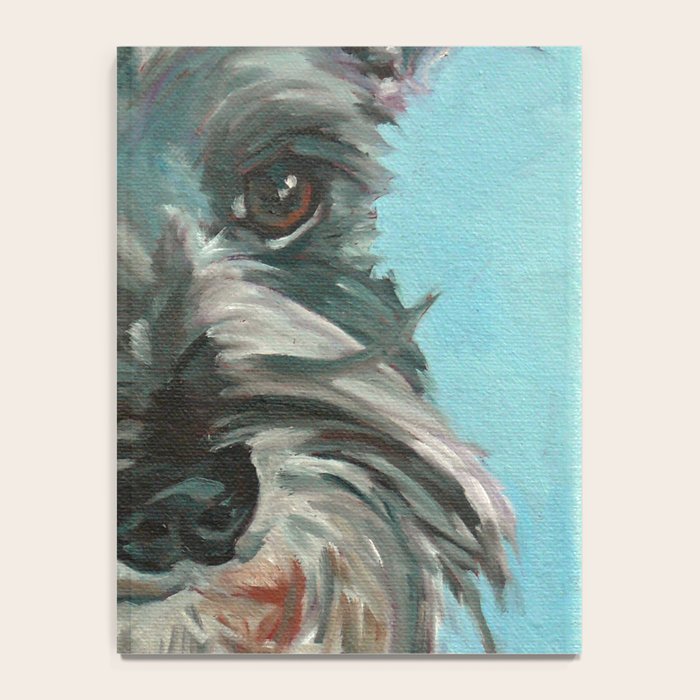 Schnauzer Dog Portrait Notebook Gallery Image 4