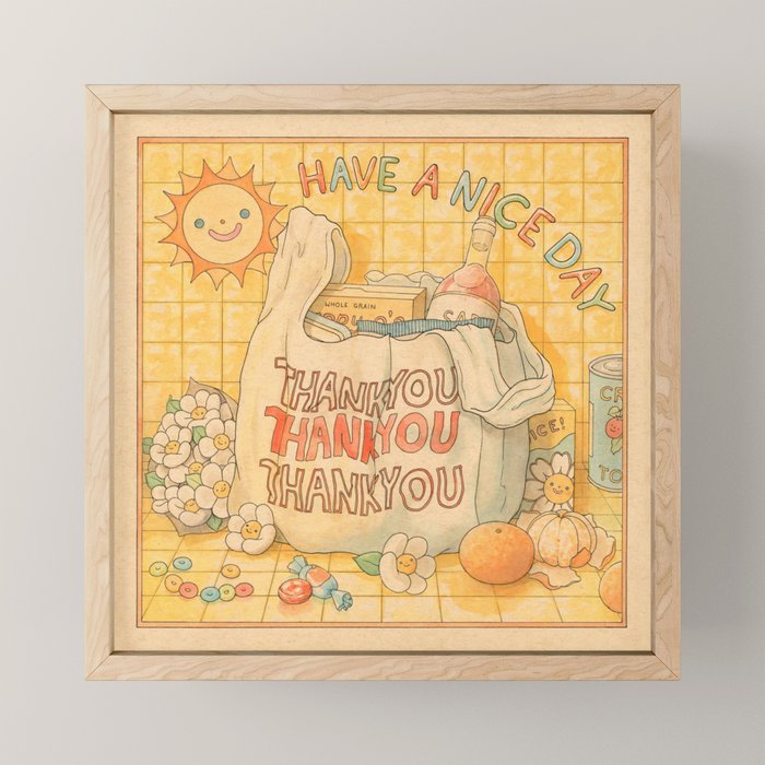 Have a Nice Day Mini Art Print Gallery Image 1