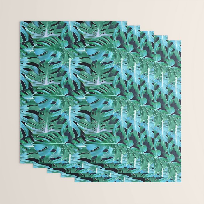 Monstera leaves Wrapping Paper Gallery Image 3