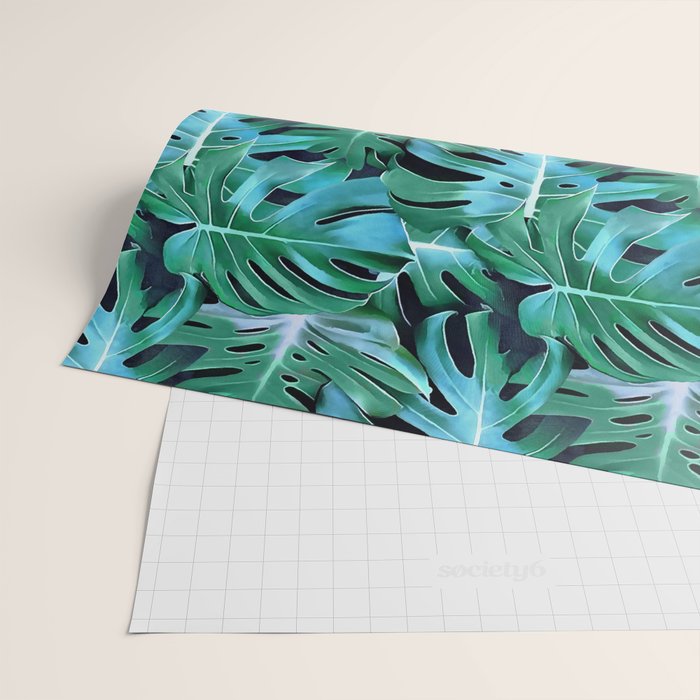 Monstera leaves Wrapping Paper Gallery Image 2