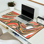 Retro marble #5 Desk Mat Gallery Image 2